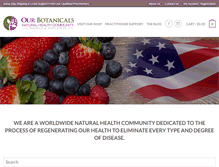 Tablet Screenshot of ourbotanicals.com